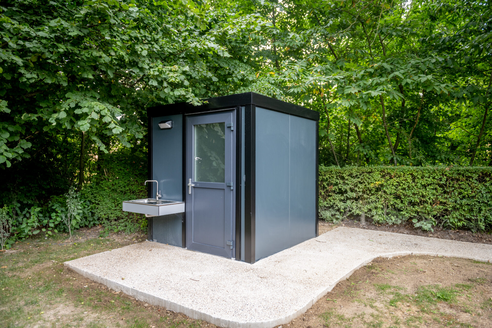 Kampeerplaats met privé sanitair